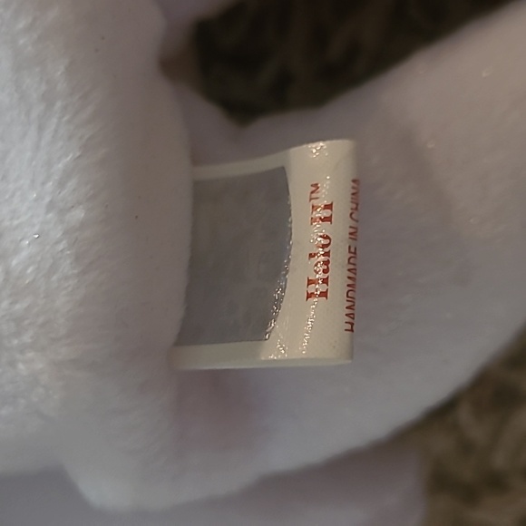 Ty Beanie Babies Halo II the Bear D.O.B. January 14, 2000 Angel Wings Brown Nose - Picture 6 of 7